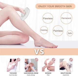 Foto 5 | Foto 5 | Depiladora IPL con pantalla LCD y 5 niveles de potencia - Tecnología avanzada de depilación con luz IPL