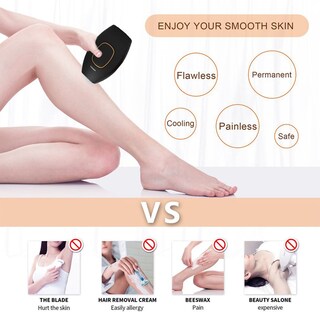 Foto 5 | Foto 5 | Depiladora IPL portátil con pantalla LCD y 5 Niveles de Intensidad