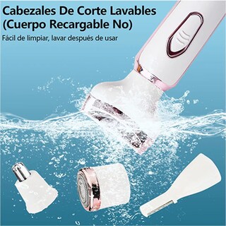 Foto 3 | Foto 3 | Depiladora Eléctrica Recargable Facial para Mujer 4 en 1 Eo Safe Imports Esi-11171 Blanca