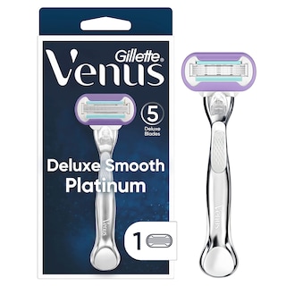 Foto 1 | Foto 1 | Razor Gillette Venus Deluxe Smooth Platinum Con 1 Hoja De Repuesto - Venta Internacional.