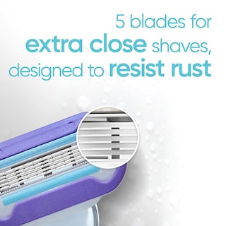 Foto 4 | Foto 4 | Razor Gillette Venus Deluxe Smooth Platinum Con 1 Hoja De Repuesto - Venta Internacional.