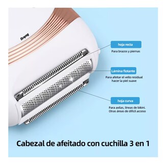Foto 5 | Foto 5 | Depiladora Eléctrica Belug Blanca para Mujer