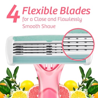 Foto 4 | Foto 4 | Maquinillas De Afeitar Desechables Bic Soleil Escape Para Mujer, 4 Hojas, Paquete De 10 - Venta Internacional.