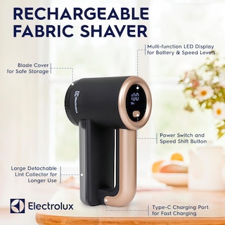 Foto 2 | Foto 2 | Maquinilla De Afeitar Y Quitapelusas Electrolux Recargable Negra - Venta Internacional.