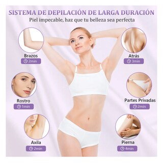 Foto 2 | Foto 2 | Depiladora Láser Corporal Modo Frio Color Violeta 127v, Lab.g