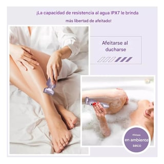 Foto 4 | Foto 4 | Maquina Depiladora Intima Rasuradora Eléctrica Lab.g Morado