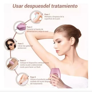 Foto 3 | Foto 3 | Depiladora Profesional Láser Permanente De Luz Pulsada Ipl Sindolor Rosa