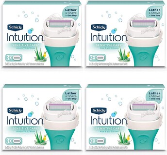 Foto 6 | Foto 6 | Recambios Para Maquinillas De Afeitar Schick Intuition Pure Nourishment X12 - Venta Internacional.