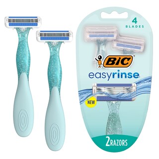 Foto 1 | Foto 1 | Maquinillas De Afeitar Desechables Bic Easyrinse Antiobstructivas Para Mujer X2 - Venta Internacional.