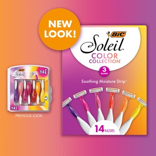 Foto 3 | Foto 3 | Maquinillas De Afeitar Desechables Bic Soleil Smooth Colors Para Mujer, 14 Unidades - Venta Internacional.