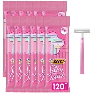 Foto 1 | Foto 1 | Maquinillas De Afeitar Desechables Bic Silky Touch Para Mujer, 2 Cuchillas, 120 - Venta Internacional.