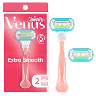 Foto 1 | Foto 1 | Razors Gillette Venus Extra Smooth Para Mujer, Incluye 1 Recambio De Maquinilla De Afeitar Y 2 Hojas - Venta Internacional.