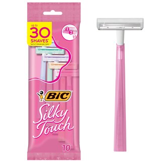 Foto 1 | Foto 1 | Maquinillas De Afeitar Desechables Bic Silky Touch Para Mujer, Paquete De 10 Unidades - Venta Internacional.