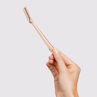 Foto 4 | Foto 4 | Maquinilla De Afeitar Facial Tweezerman  Oro Rosa  Reutilizable Con Cuchillas Recargables - Venta Internacional.