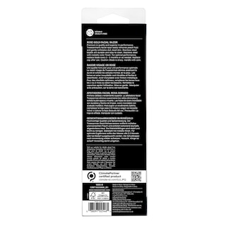 Foto 7 | Foto 7 | Maquinilla De Afeitar Facial Tweezerman  Oro Rosa  Reutilizable Con Cuchillas Recargables - Venta Internacional.