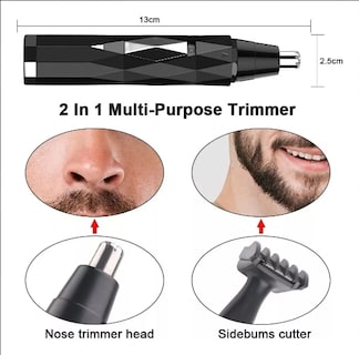 Foto 2 | Foto 2 | Depilador De Nariz Y Oreja Cejas Barba 2 En 1 Usb Recargable