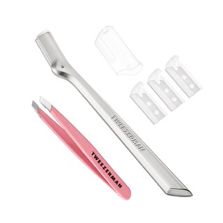 Foto 1 | Foto 1 | Maquinilla De Afeitar Y Minipinza Inclinada Para Cejas, Tea Rose - Venta Internacional.