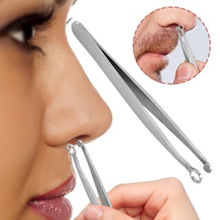 Foto 1 | Foto 1 | Pinza De Pelo Redonda Para La Nariz  Recortadora De Pelo  De Acero Inoxidable - Venta Internacional.