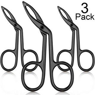 Foto 1 | Foto 1 | Juego De Pinzas Para Cejas  Punta Recta Y Mango  Paquete De 3 - Venta Internacional.