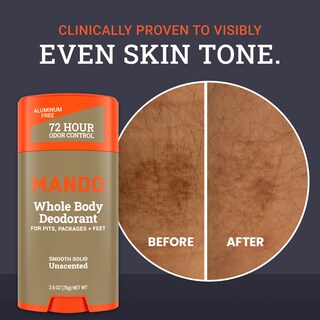 Foto 5 | Foto 5 | Desodorante Mando Whole Body Para Hombre, 72 Horas, Antiolor, 150 Ml, 2 Unidades - Venta Internacional.