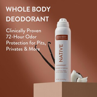Foto 2 | Foto 2 | Desodorante En Aerosol Native Whole Body, 72 Horas, Protección Contra Olores - Venta Internacional.