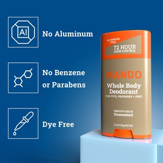 Foto 3 | Foto 3 | Desodorante Mando Whole Body Para Hombre, 72 Horas, Antiolor, 150 Ml, 2 Unidades - Venta Internacional.
