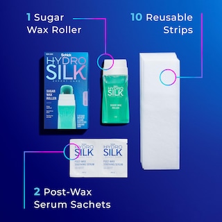 Foto 3 | Foto 3 | Kit Wax Roller Schick Hydro Silk Sugar Para Vello Corporal Y Púbico - Venta Internacional.