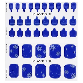 Foto 5 | Foto 5 | Pegatinas para Uñas Mavenir Romantic Snow Night Pedi Blue - Venta Internacional
