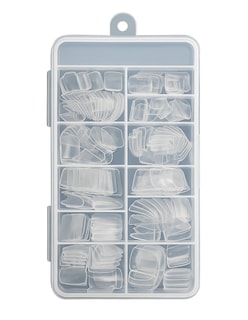 Foto 1 | Foto 1 | 240 Tips Uñas Cortas Transparentes Cuadradas Ab