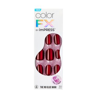 Foto 1 | Foto 1 | Presion Nails Impress «hidden Gem», Color Rojo, Talla Corta - Venta Internacional.