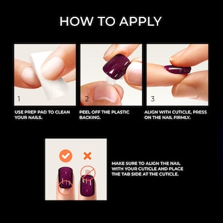 Foto 4 | Foto 4 | Presion Nails Impress «hidden Gem», Color Rojo, Talla Corta - Venta Internacional.