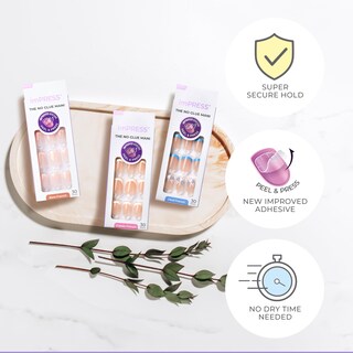 Foto 4 | Foto 4 | Uñas Prensadas Impress Fearless French Medium Almendra - Venta Internacional.