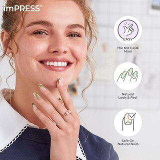 Foto 6 | Foto 6 | Uñas A Presión Impress «tal Como Estaban», Sin Pegamento, Tamaño Mediano - Venta Internacional.