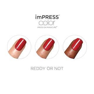 Foto 5 | Foto 5 | Pulse On Nails Impress Reddy Or Not Color Short Squoval - Venta Internacional.