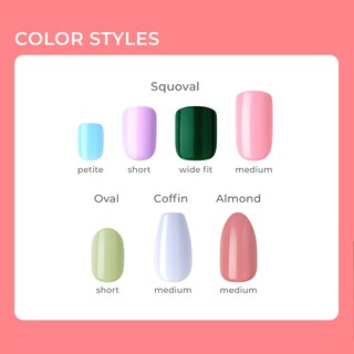 Foto 3 | Foto 3 | Press On Nails Impress Sandbox Pink Short Squoval 30 Uñas - Venta Internacional.