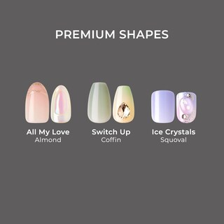 Foto 3 | Foto 3 | Press-on Nails Impress «memory Lane» Con Forma De Ataúd Plateado - Venta Internacional.