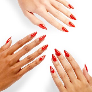 Foto 3 | Foto 3 | Press On Nails Opi Xpress/on Bow-tiful, Color Rojo Brillante Y Largo Almendra - Venta Internacional.