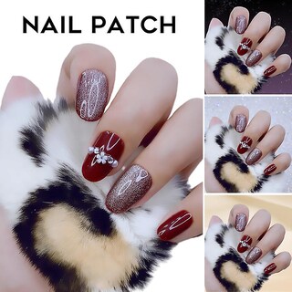 Foto 1 | Foto 1 | Set De Manicura Falsa Portátil Tipo Parche Para Uñas A La Moda - Venta Internacional.