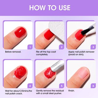 Foto 7 | Foto 7 | Quitaesmalte En Gel Gellen, Paquete De 2 Unidades, Rápido Y Fácil, 150 Ml - Venta Internacional.