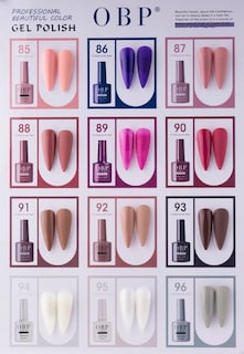 Foto 3 | Foto 3 | Esmalte para Uñas OBP Gama de 12 Geles Semipermanente Gama 8