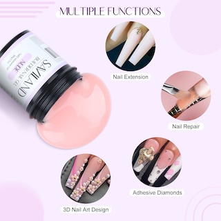 Foto 3 | Foto 3 | Gel Builder Nail Gel Saviland U V, 100 G, Color Nude, Gel Duro Para Uñas - Venta Internacional.