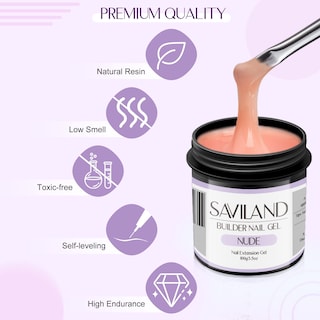 Foto 5 | Foto 5 | Gel Builder Nail Gel Saviland U V, 100 G, Color Nude, Gel Duro Para Uñas - Venta Internacional.