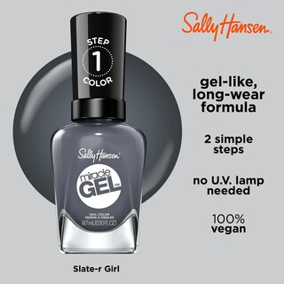 Foto 4 | Foto 4 | Esmalte De Uñas Sally Hansen Miracle Gel™ Slate-r Girl Grey - Venta Internacional.