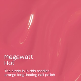 Foto 3 | Foto 3 | Esmalte De Uñas Opi Infinite Shine Megawatt Hot Sheer Naranja Oscuro - Venta Internacional.