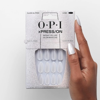Foto 5 | Foto 5 | Zapatilla Press On Nails Opi Xpress/on Glass Velvet White - Venta Internacional.