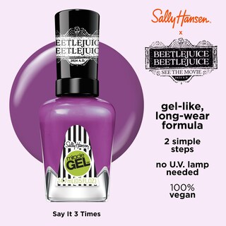 Foto 2 | Foto 2 | Esmalte De Uñas Sally Hansen Miracle Gel™ Beetlejuice Purple - Venta Internacional.