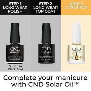 Foto 5 | Foto 5 | Esmalte De Uñas Cnd Vinylux Longwear Gel-like Black Pool 15ml - Venta Internacional.