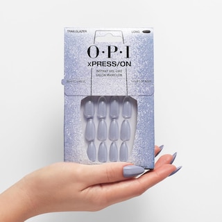 Foto 5 | Foto 5 | Presiona Las Uñas Opi Xpress/on Trailglazer Velvet Blue Long - Venta Internacional.