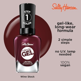Foto 4 | Foto 4 | Esmalte De Uñas Sally Hansen Miracle Gel™ Wine Stock Red - Venta Internacional.