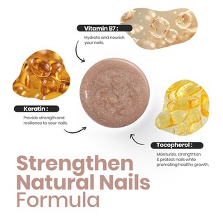 Foto 3 | Foto 3 | Fortalecedor De Uñas Beetles Nail Growth, 15 Ml, Color Marrón Brillante - Venta Internacional.